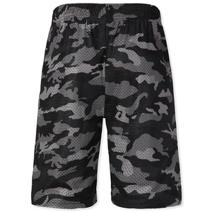 Shorts de basketball personnalisables en gros pour l'été, respirants, à séchage rapide, écologiques, en maille unie, imprimés, pour le sport et l'entraînement - Product Image 3