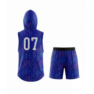 Uniforme de football américain élégant, léger et de haute qualité, ensemble complet, maillot respirant, short assorti, nom et numéros d'équipe personnalisables - Product Image 2