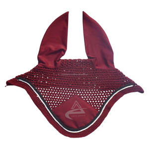 Costa Sports Horse care Product Horse Ear Bonnet with Rope Closure Custom Embroidery Logo All Colors Horse Fly Bonnets - Product Image 2