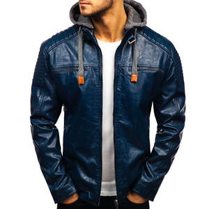 Nueva Chaqueta de Cuero para Hombre, Invierno 2026, a la Moda, Talla Adulto, Diseño Sólido, Disponible a Precio Razonable - Product Image 4
