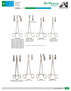 Porte-aiguilles manuels en acier inoxydable de haute qualité A-1 VERITAS Hegar 20cm/24cm, instruments chirurgicaux réutilisables pour sutures - Product Image 6