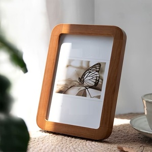 Handcrafted Solid Mango Wood Carved Leaf Photo <b>Frame</b> Bulk Wholesale Home Customizable Artisanal <b>Picture</b> - Product Image 2