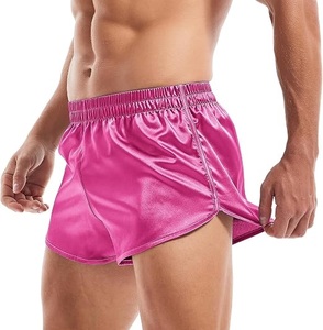 Shorts de Seda Satinada Blanca para Hombre, Elásticos, de Secado Rápido, con Cintura Elástica, para Deporte, Venta al Por Mayor, OEM, Personalizados - Product Image 3