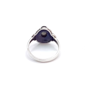 Designer Blue Fire <b>Labradorite</b> Silver 925 <b>Ring</b> Oval Shape Gemstone Elegant Smooth Band Modern Stylish Look - Product Image 4