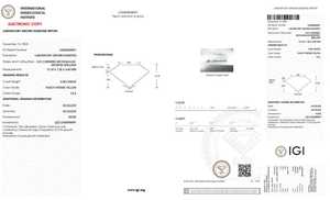 เพชรเม็ดเดี่ยวสีเหลืองเข้ม 8 กะรัต ทรงเรเดียนท์คัท รับรองโดย IGI ความสะอาดระดับ VS ผลิตในห้องปฏิบัติการ สำหรับทำเครื่องประดับ - Product Image 2