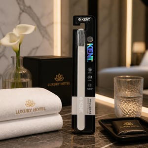 Cepillos de Dientes de Cerdas Suaves y Cepillos de Dientes de Plástico Premium con Logotipo, Juegos de Cepillos de Dientes para las Suites de Lujo del Golden Sands Resort - Product Image 4