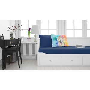 Ligero y súper suave Gran Pirineo Hippie Dawg Funda De Almohada estándar Fácil cuidado Ilustraciones decorativas Funda de cojín - Product Image 2