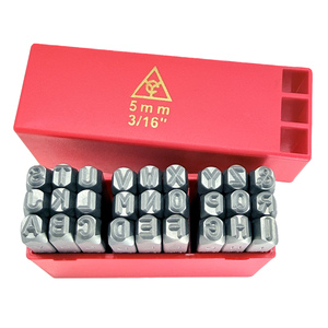 5mm 3/16 inch Steel Letter <b>Punch</b> <b>Set</b> A-Z 27pcs Cr-V 6150 HRC 58-62 for Aluminum Storage Case OEM/ODM Taiwan - Product Image 5