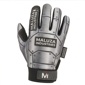 MALUZA INDUSTRIES Flexible High Dexterity Mechanics <b>Gloves</b> Polyester Abrasion Resistant Reinforced Palm Touchscreen Safety - Product Image 2