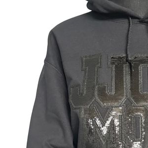 Sweat à capuche MOM en coton mélangé doux avec sequins, pull à manches longues, décontracté et tendance pour le quotidien - Product Image 5