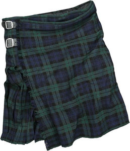Kilt Tartán Dunbartonshire de 8 Yardas para Hombre, 16oz, Lana Acrílica, Estilo Tuba, Logotipo Personalizado, Accesorios para Instrumentos Musicales, Algodón - Product Image 1