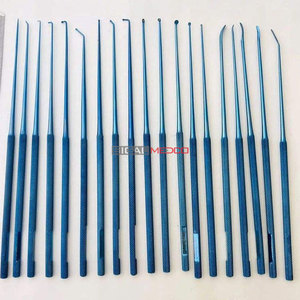 Ensemble de micro-dissecteurs de qualité supérieure NEUF, 19 dissecteurs chirurgicaux, acier inoxydable allemand, certifié CE ISO, manuel, chirurgie générale - Product Image 5