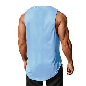 Débardeur de sport respirant et écologique en polyester/coton pour homme, personnalisable, idéal pour la musculation et le fitness, séchage rapide - Product Image 2