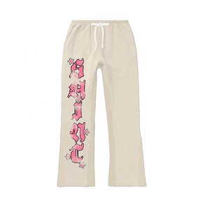 Survêtement d'hiver personnalisé unisexe Pantalon de survêtement évasé de haute qualité Ensemble de jogging empilé avec logo Sweat à capuche Design respirant - Product Image 6