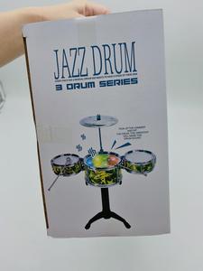 Deluxe Kids Metal Style Drum Set Toy Musical Instrument Jazz Percussion Kit for Children Educational Music Learning Gift - Product Image 5
