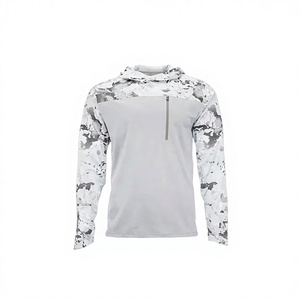 Custom Hooded Fishing <b>Shirt</b> UPF 50+ <b>Sun</b> Protection Breathable Quick Dry Polyester Spandex Outdoor <b>Shirt</b> - Product Image 2