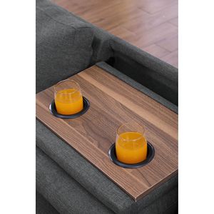 Divano Alger 98 con Chaise Longue e Pouf, Orientamento a Sinistra, per Arredamento Soggiorno - Product Image 4