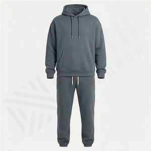 Ensemble de survêtement pour homme avec logo personnalisé, fournisseur de vêtements de sport de haute qualité, ensemble de survêtement en coton pour homme, sweat-shirt et pantalon - Product Image 1