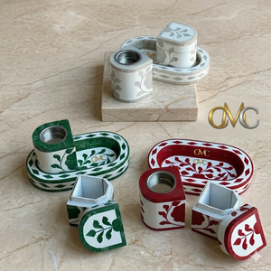 Pequeños Regalos y Juego de Quemadores de Incienso Árabes con Incrustaciones de Madreperla, Soporte de Incienso Indio Ecológico para Fragancia del Hogar - Product Image 1