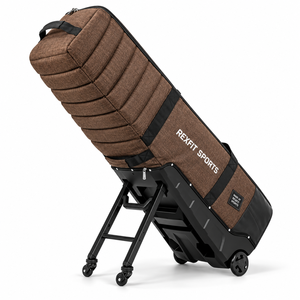 Housse de transport de golf personnalisée avec base à roulettes, corps pliable, fermeture éclair longue et rangement facile pour clubs de golf - Product Image 3