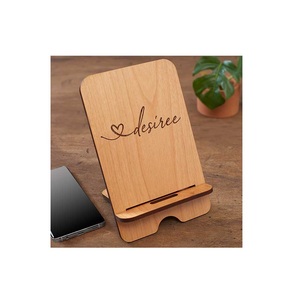 Support de téléphone portable en bois, accessoire très vendu pour la maison, le bureau, l'école, les fêtes, support unique en bois pour téléphone portable. - Product Image 6