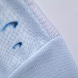 T-shirt pour homme à imprimé éclaboussures d'eau, manches courtes, col rond, coupe ajustée, séchage rapide, tricoté 100% polyester, style décontracté, impression photo - Product Image 3