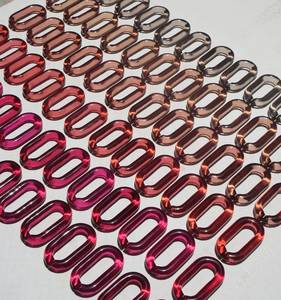FAIZA CRAFT Modern Hanging Colorful <b>Resin</b> Chain Link Wall <b>Sculpture</b> Artistic Home Decoration Fashion Statement Piece Customized - Product Image 1
