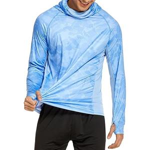 Camisetas de Pesca Transpirables de Secado Rápido con Protección UPF 50 para Hombre y Mujer, Sudadera con Capucha de Pesca con Diseño de Logotipo, Jersey de Pesca de Manga Larga, Máscara Personalizada - Product Image 3