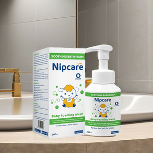 NIPCARE, la mejor calidad, lavado espumoso para bebés, limpia eficazmente los cambios de pañales durante 0-12 meses, reduce los síntomas de irritación durante el baño - Product Image 1