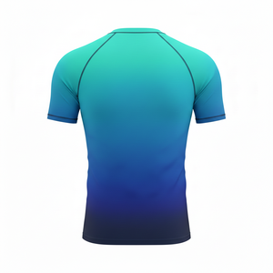 Camiseta de compresión duradera sublimada al por mayor para hombres, mujeres y niños, para entrenamiento de MMA, BJJ, Jiu Jitsu No-Gi, traje de baño personalizado - Product Image 2