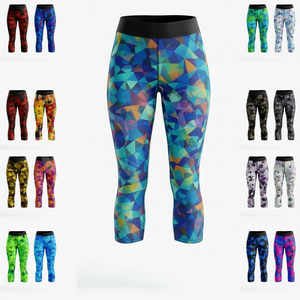 Nouvelle Arrivée 2026 – Legging Capri Imprimé Intégral de Qualité Supérieure, Taille Haute, Sans Couture, Sexy et Respirant - Product Image 1