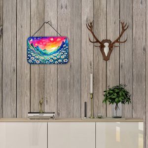 Multicolor New Daisies Wall Door Hanging Prints Aluminum Metal <b>Sign</b> for Kitchen <b>Bar</b> Bathroom Home Decor 8HX12W - Product Image 4