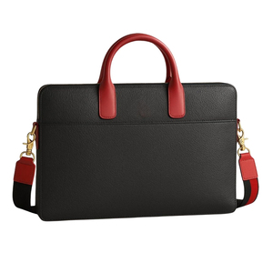 Sac pour ordinateur portable VELANO HIDES en cuir véritable de qualité supérieure |   Porte-documents d'affaires élégant et luxueux unisexe |   Léger, imperméable et durable - Product Image 1