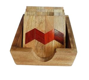 100% Genuine Wood <b>Coasters</b> Best Price and Design Custom Logo Cup and Drink Mats & Pads Different Designs From Factory - Product Image 1