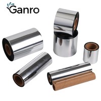 Cinta de Transferencia Térmica de Resina y Cera con Tinta Holográfica de 110 mm x 300 m y 24 mm de Ancho para Impresora de Etiquetas (Toshiaba/Zebra/)