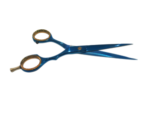 Tijeras de Peluquería Profesionales de Acero Inoxidable Quirúrgico con Punta Cerrada y Mango de Goma para Uso en Salón y en Casa - Product Image 5