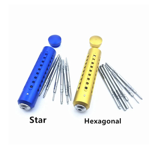Bone Screwdrivers <b>Set</b> Star/Hex Quick Coupling Handle Orthopedic Surgical Instrument AO System Bone <b>Screw</b> <b>Driver</b> Kit 1 <b>Set</b> - Product Image 1