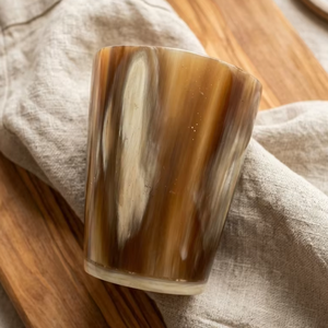 แก้วดื่มฮอร์นแบบกึ่งเงาสำหรับดื่มเบียร์กาแฟและน้ำแก้วช็อตทำจากไวกิ้งเพื่อสุขภาพ100% - Product Image 1