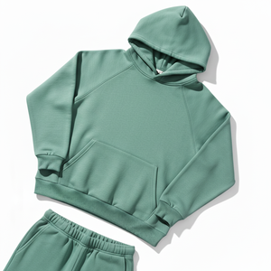 Hot Sale Custom Designed Men's 100% Cotton Solid <b>Tracksuit</b> Plus Size Casual Fashion Wear Winter Breathable Lightweight Factory - Product Image 3