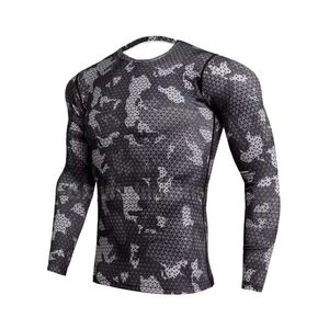 Camiseta Deportiva de Compresión de Manga Larga con Estampado Gráfico Estilo Superhéroe, para Fitness y Rendimiento Atlético - Product Image 4
