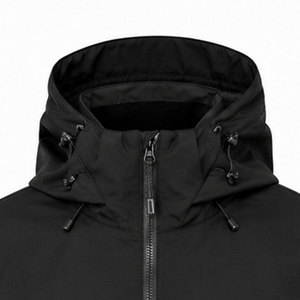 Chaqueta Cortavientos para Hombre al por Mayor, Ligera, Impermeable, con Capucha, Informal, para Actividades al Aire Libre, Personalizada, OEM, ODM, Ropa Deportiva - Product Image 3