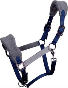 <b>Equestrian</b> Premium Durable Poly Propylene Fleece Padded Adjustable Horse Halter with Steel Buckles Horse Accessories - Product Image 5