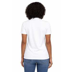 Iota Phi Lambda Sorority <b>White</b> Polo <b>Shirt</b> Greek Letter Apparel <b>Womens</b> Casual <b>Short</b> <b>Sleeve</b> Collared Top - Product Image 4