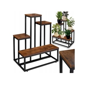 Decorative flower pot stand multi tier indoor plant rack for balcony garden patio living room stylish modern planter holder - Product Image 3