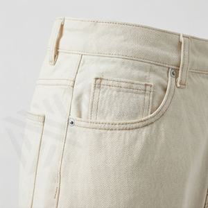 กางเกงขาสั้นวินเทจฤดูร้อนพรีเมียมทรงหลวมสำหรับผู้ชาย กางเกงยีนส์ขาสั้นสีเข้ม มีกระเป๋า สไตล์ลำลอง แฟชั่นสตรีทแวร์ ใส่สบาย - Product Image 5