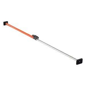 Barre de stabilisation de cargaison robuste de 40 à 73 pouces, réglable à cliquet, en acier, avec patins antidérapants pour la fixation des charges - Product Image 1