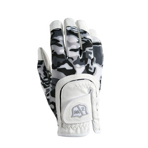 Gants de golf en cuir véritable de qualité supérieure, paume antidérapante, taille unique, unisexe, usage sportif, entièrement en spandex, logo brillant, confort optimal - Product Image 2