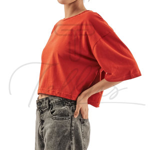 Camiseta Deportiva Corta Formal de Alta Calidad para Mujer, con Cuentas, Logotipo Frontal, Transpirable, de Secado Rápido, Algodón, Fabricante Pakistaní - Product Image 5