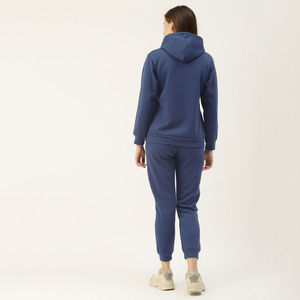 Meilleur Prix Vêtements d'Hiver Décontractés pour Femmes, Survêtements à Capuche Personnalisables, Polaire Séchage Rapide, Coupe-Vent, Imprimé Contrastant pour Adultes - Product Image 3