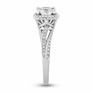 Premium Cushion Cut E Color Lab Diamond Engagement <b>Ring</b> 925 <b>silver</b> IGI Certified unisex <b>Solitaire</b> Fine Jewelry - Product Image 3